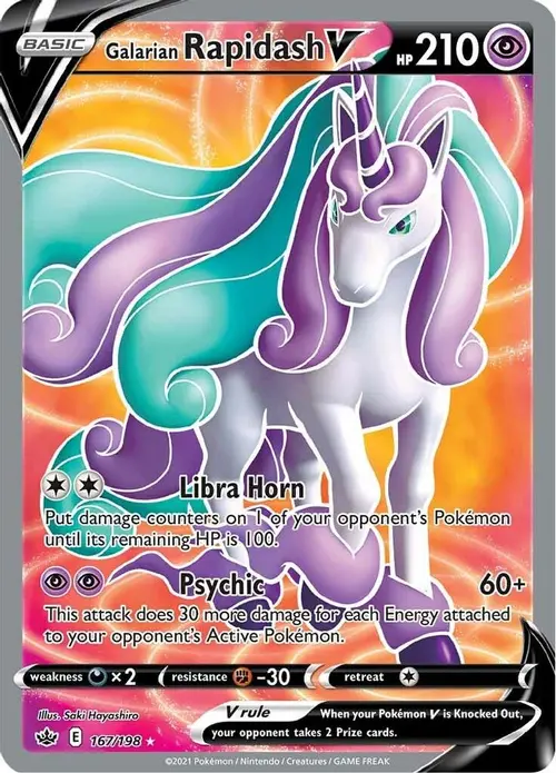 Galarian Rapidash V (Full Art) card art