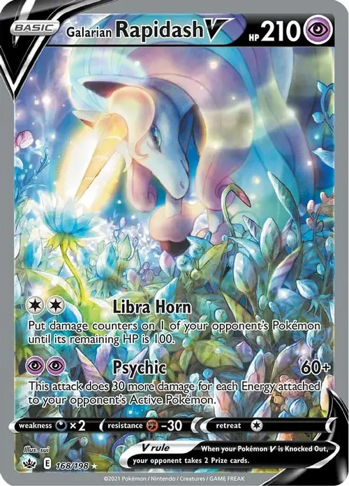 Galarian Rapidash V (Alternate Full Art) card art