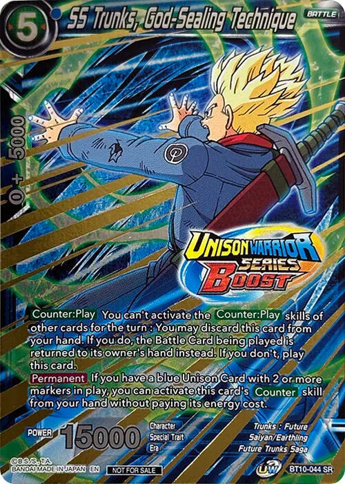 SS Trunks, God-Sealing Technique (Event Pack 08) card art