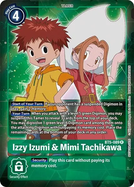 Izzy Izumi & Mimi Tachikawa (Box Topper) card art
