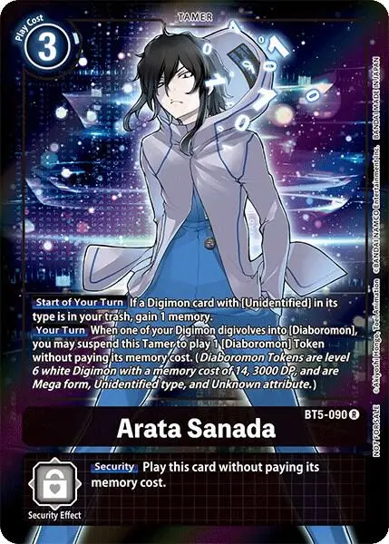 Arata Sanada (Box Topper) card art