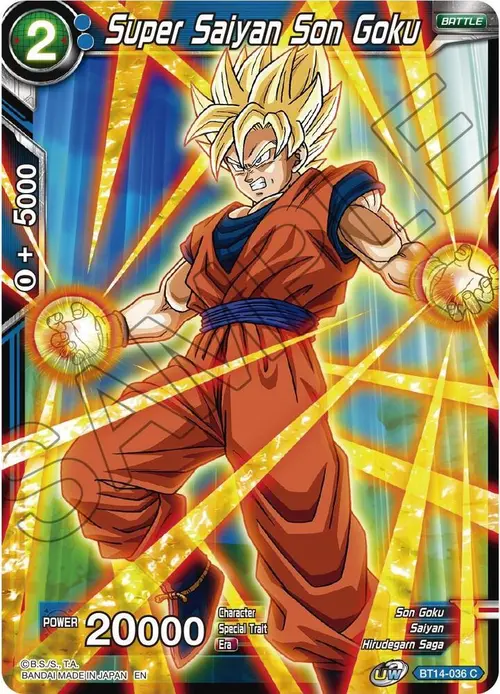 Super Saiyan Son Goku (BT14-036) card art