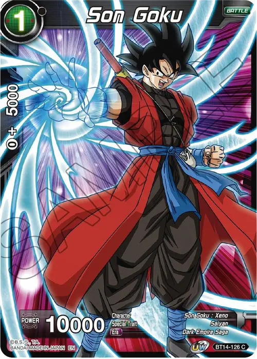 Son Goku card art