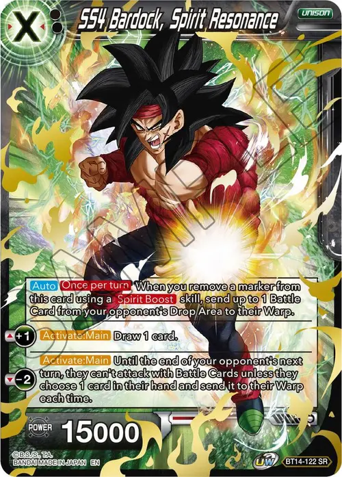 SS4 Bardock, Spirit Resonance card art