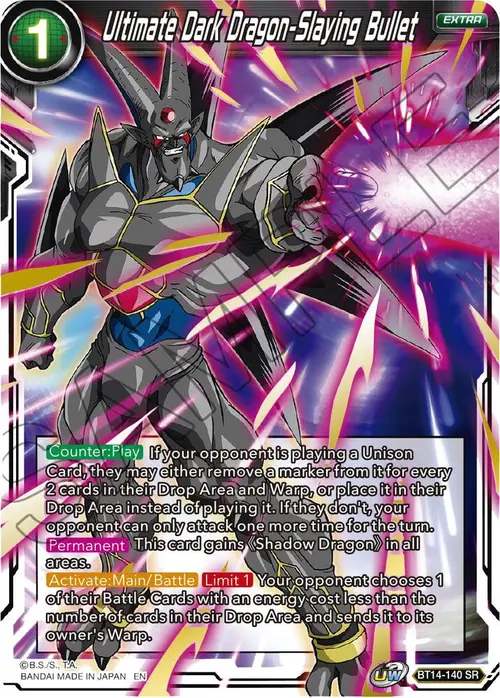 Ultimate Dark Dragon-Slaying Bullet card art