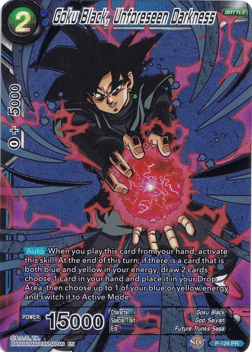 Goku Black, Unforeseen Darkness card art