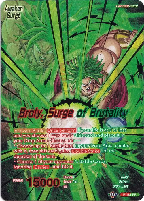 Broly // Broly, Surge of Brutality card art