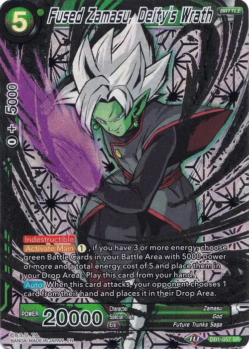 Fused Zamasu, Deity's Wrath card art