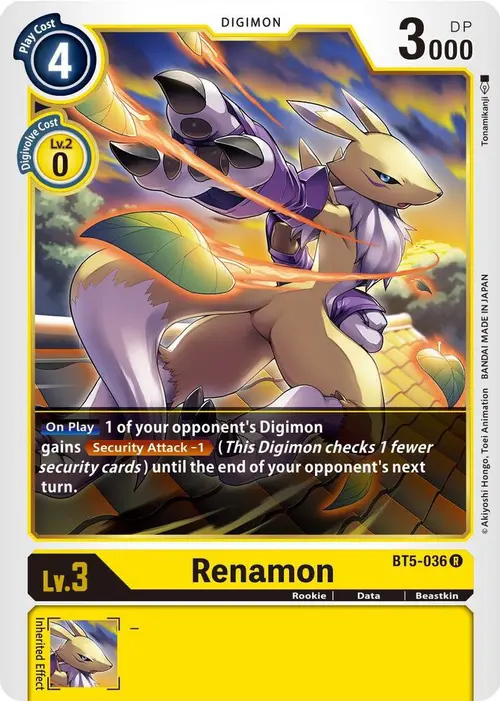 Renamon card art
