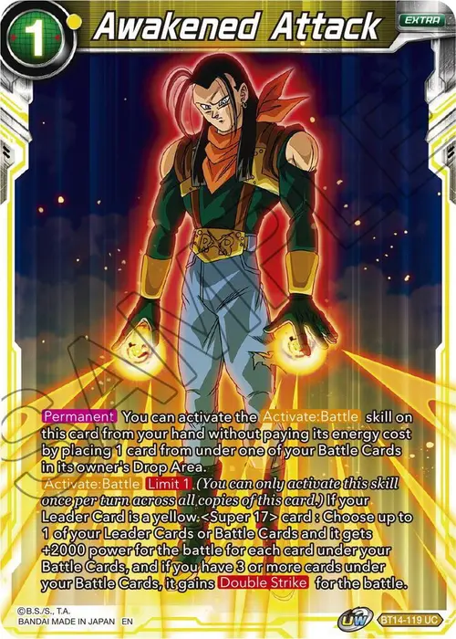 Awakened Attack card art