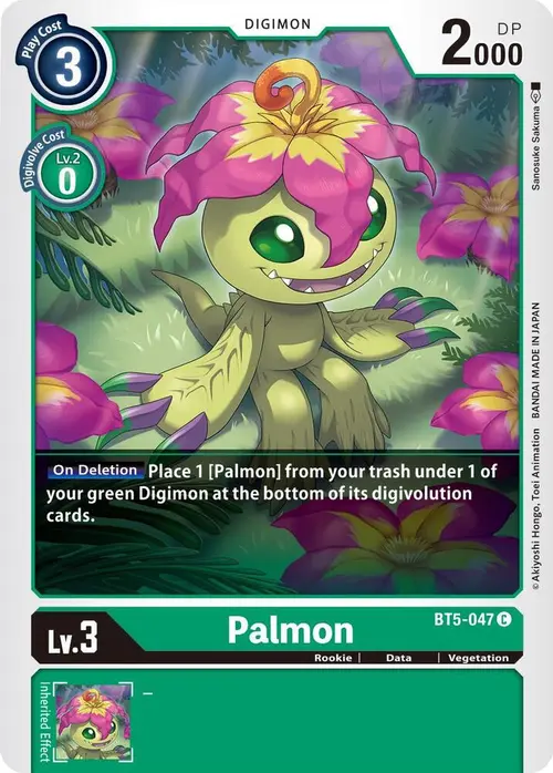 Palmon card art