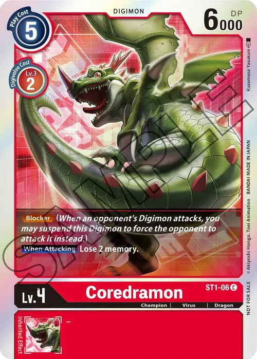 Coredramon - ST1-06 (Event Pack 1) card art