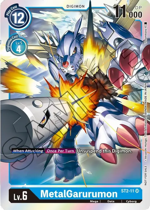 MetalGarurumon - ST2-11 (Event Pack 1) card art