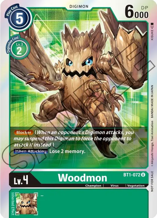 Woodmon - BT1-072 (Event Pack 1) card art