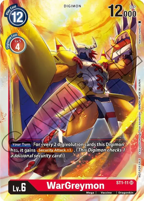 WarGreymon - ST1-11 (Event Pack 1) card art