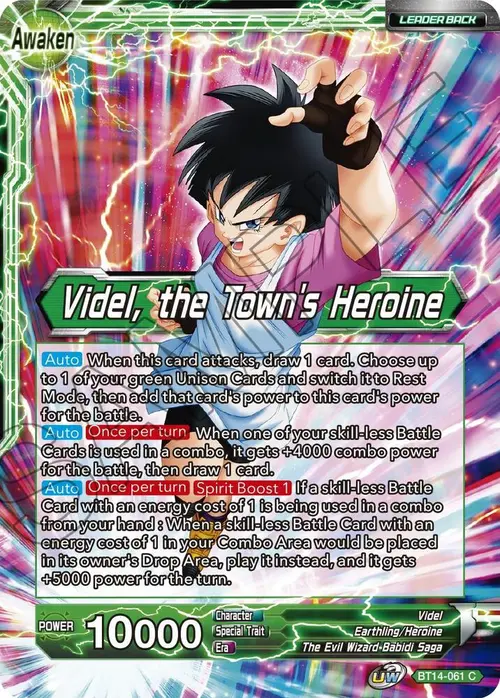 Videl // Videl, the Town's Heroine card art