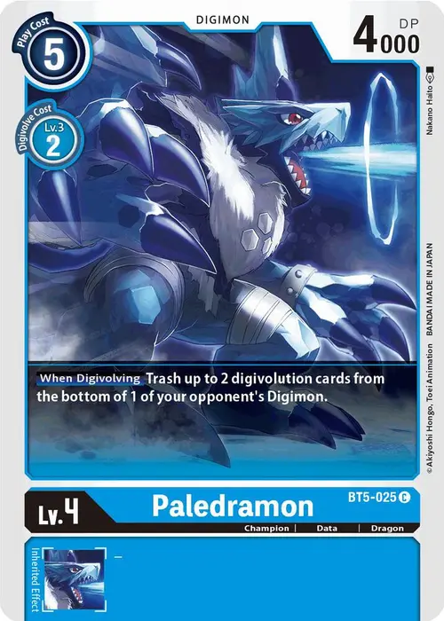 Paledramon card art