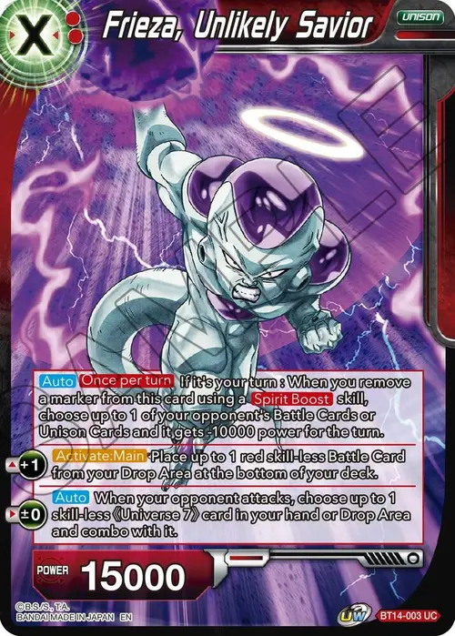Frieza, Unlikely Savior card art