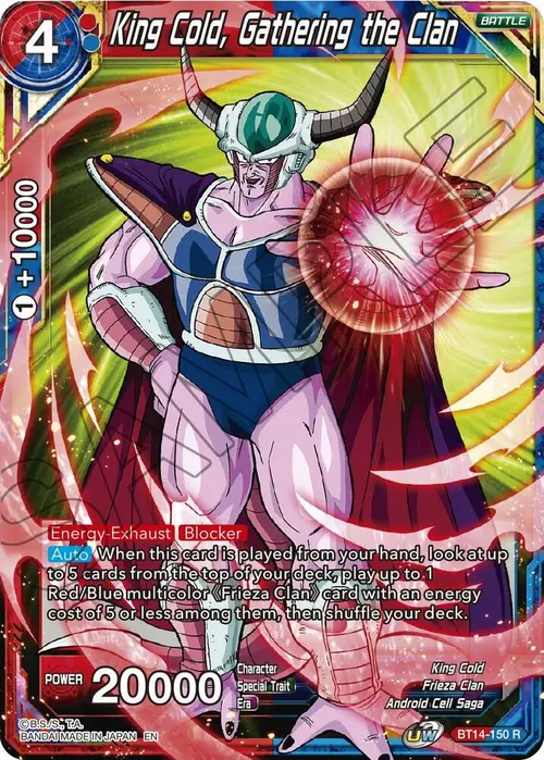 King Cold, Gathering the Clan card art