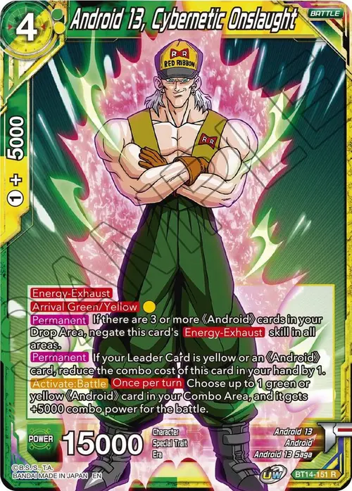 Android 13, Cybernetic Onslaught card art