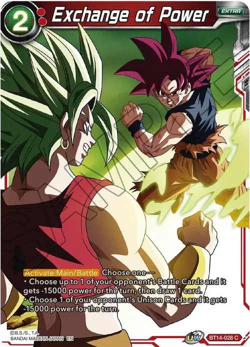 Exchange of Power card art
