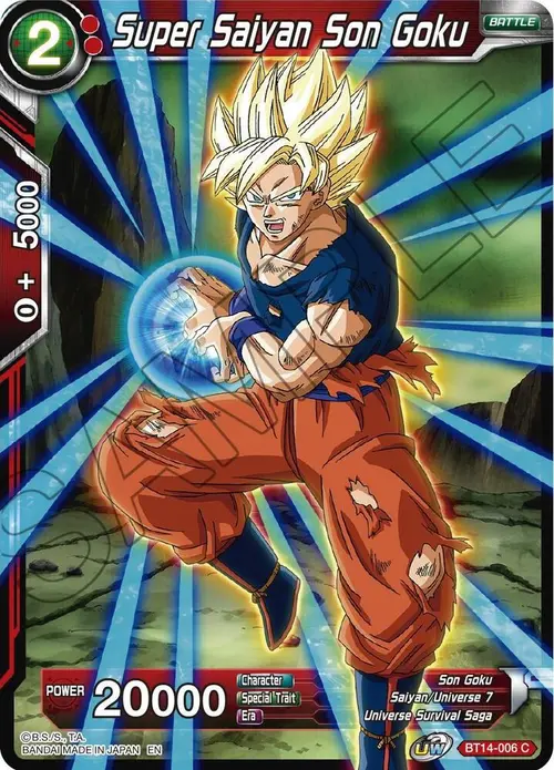 Super Saiyan Son Goku (BT14-006) card art