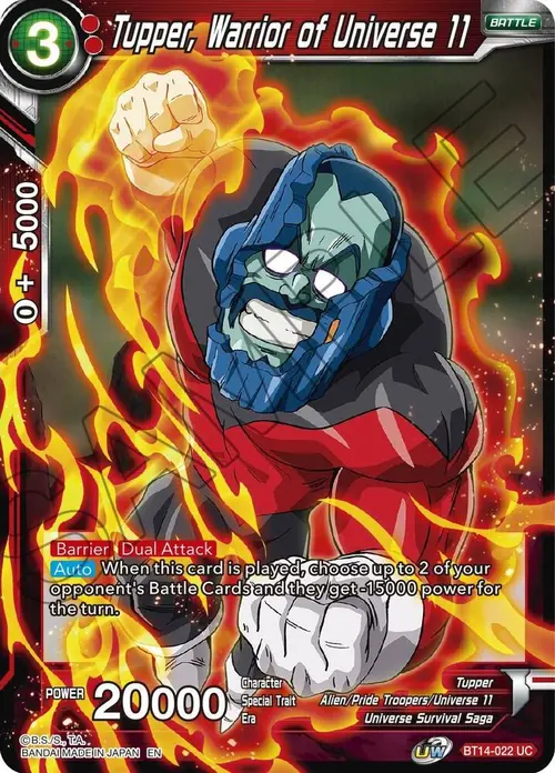 Tupper, Warrior of Universe 11 card art