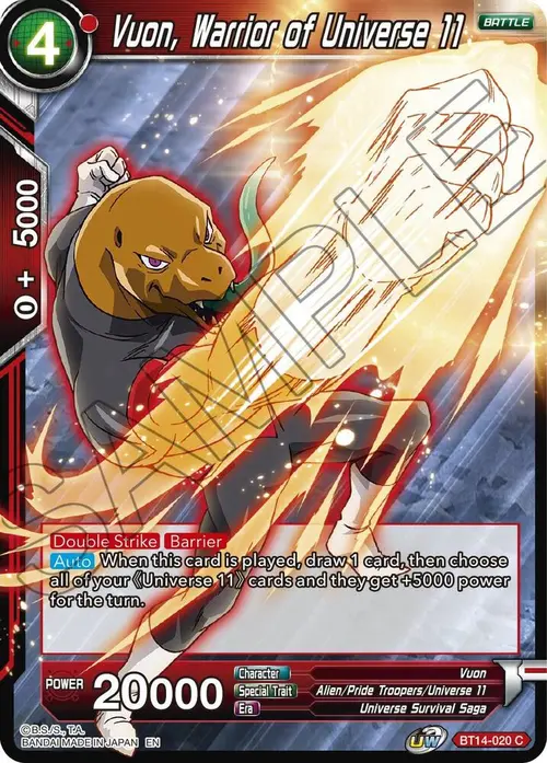 Vuon, Warrior of Universe 11 card art