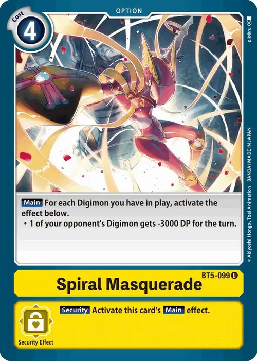 Spiral Masquerade card art