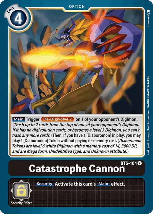 Catastrophe Cannon card art