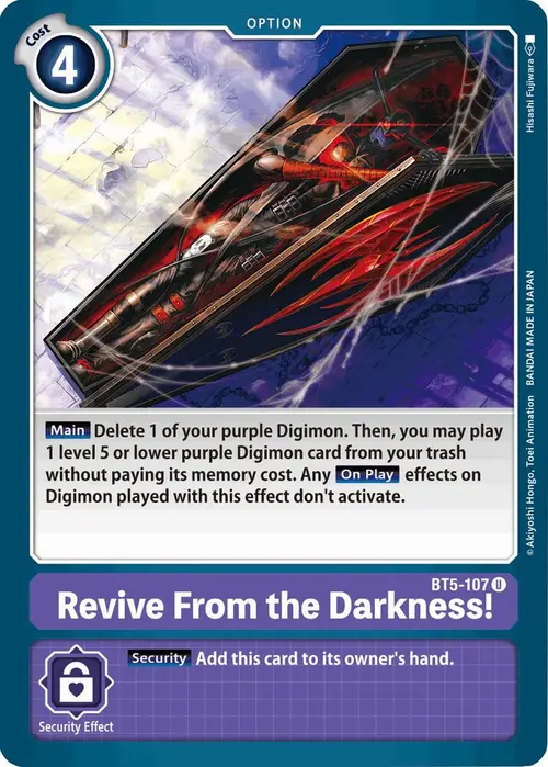 Revive From the Darkness! card art