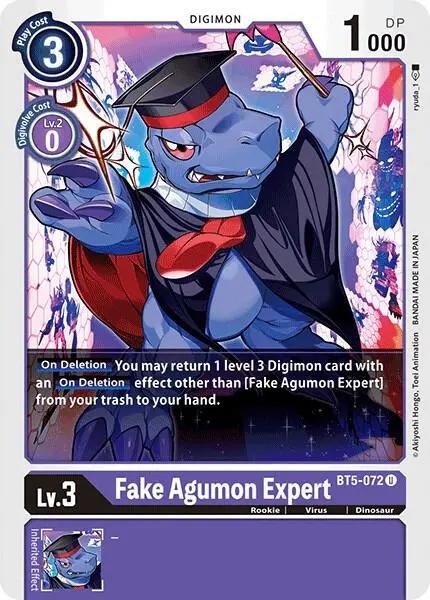 Fake Agumon Expert card art