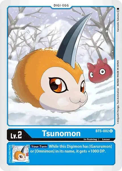 Tsunomon card art