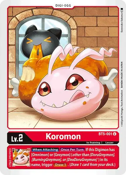 Koromon card art