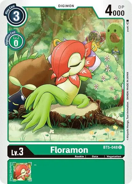 Floramon card art
