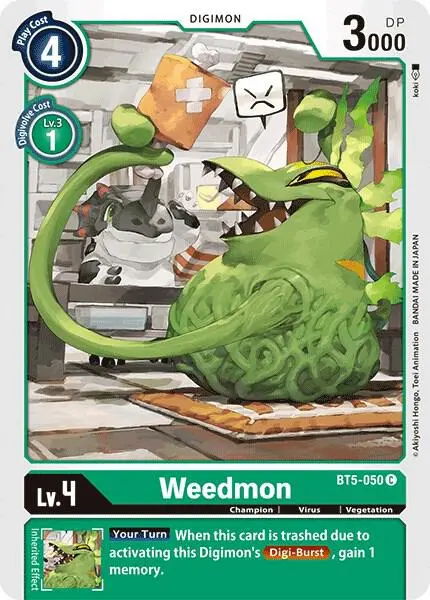 Weedmon card art