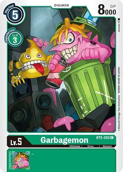 Garbagemon card art