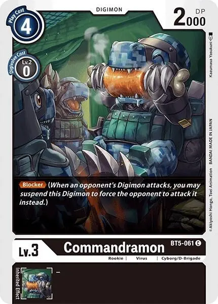 Commandramon card art