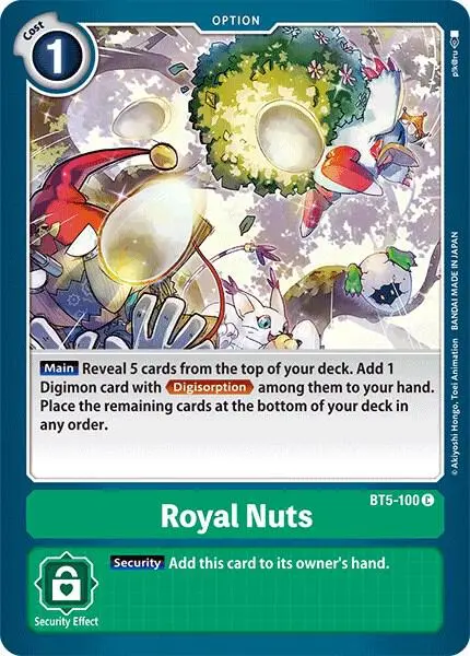 Royal Nuts card art