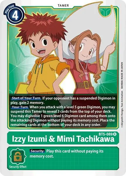 Izzy Izumi & Mimi Tachikawa card art