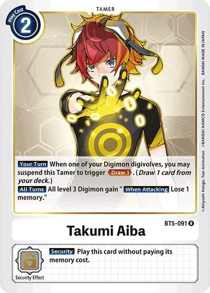 Takumi Aiba card art