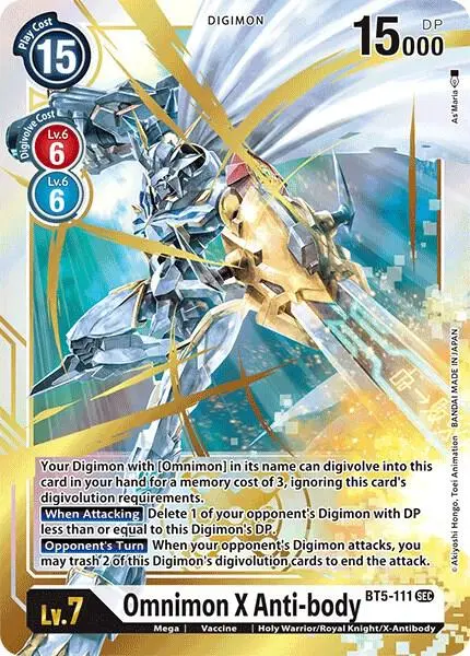 Omnimon X Anti-body card art