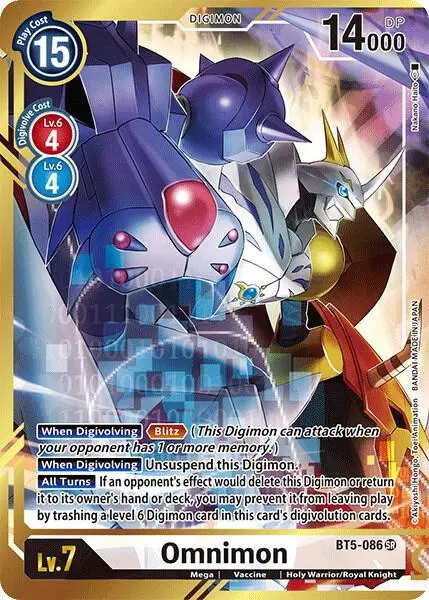 Omnimon (Alternate Art - Nakano Haito) card art