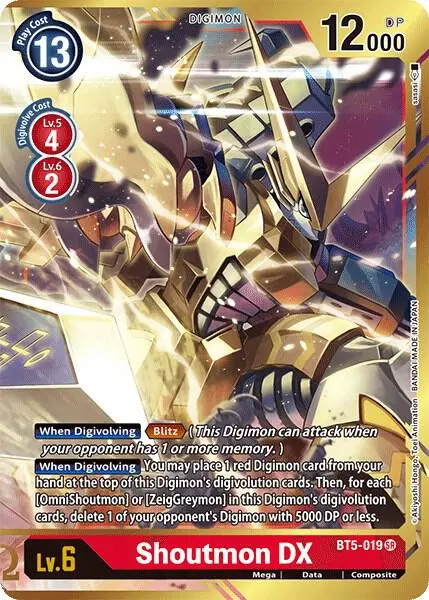 Shoutmon DX (Alternate Art) card art