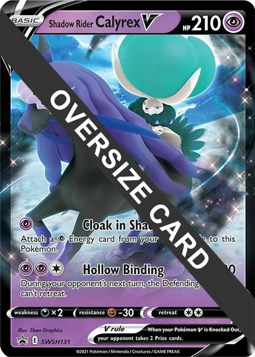 Shadow Rider Calyrex V - SWSH131 card art