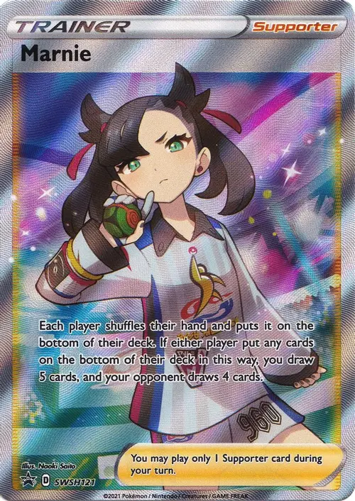 Marnie - SWSH121 card art