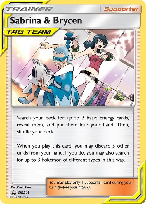 Sabrina & Brycen - SM246 card art