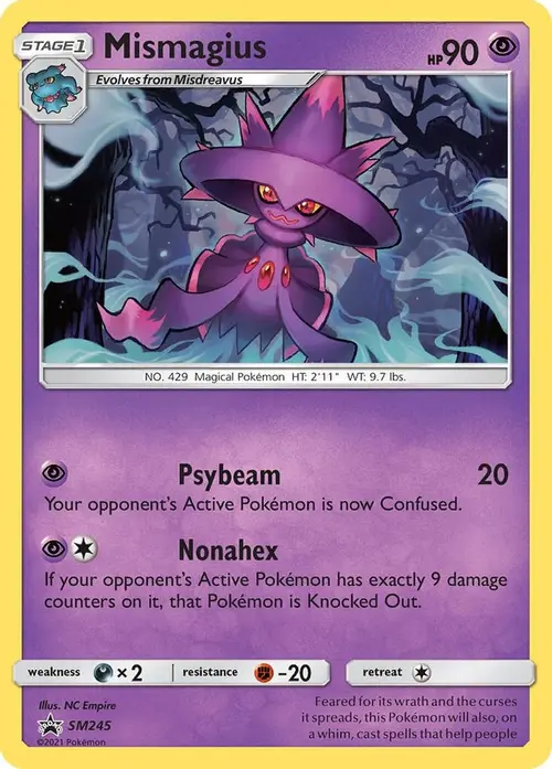 Mismagius - SM245 card art