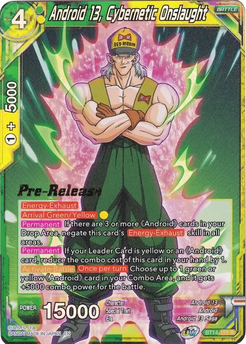 Android 13, Cybernetic Onslaught card art