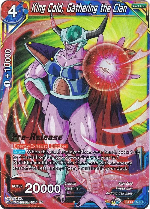 King Cold, Gathering the Clan card art